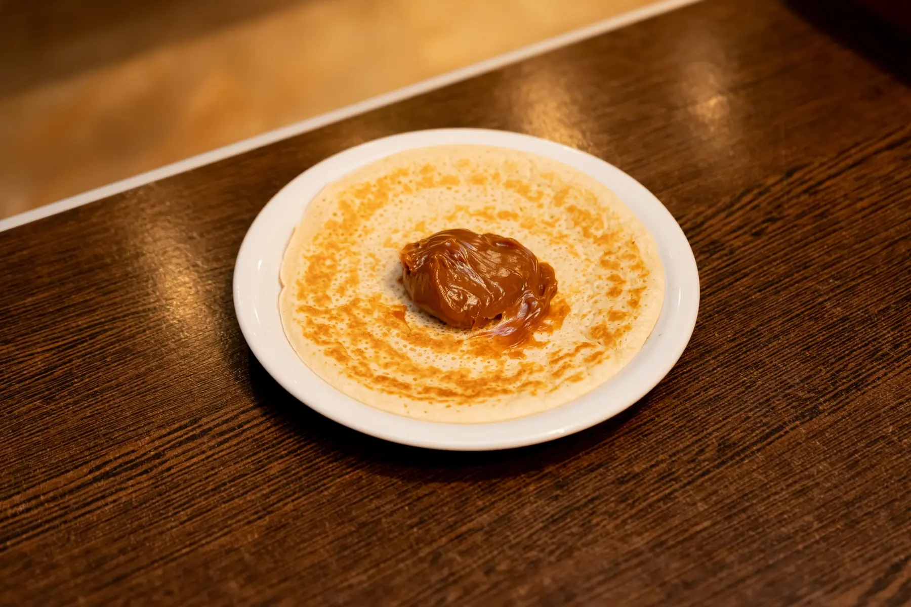 Mini panqueque de dulce de leche de Tony