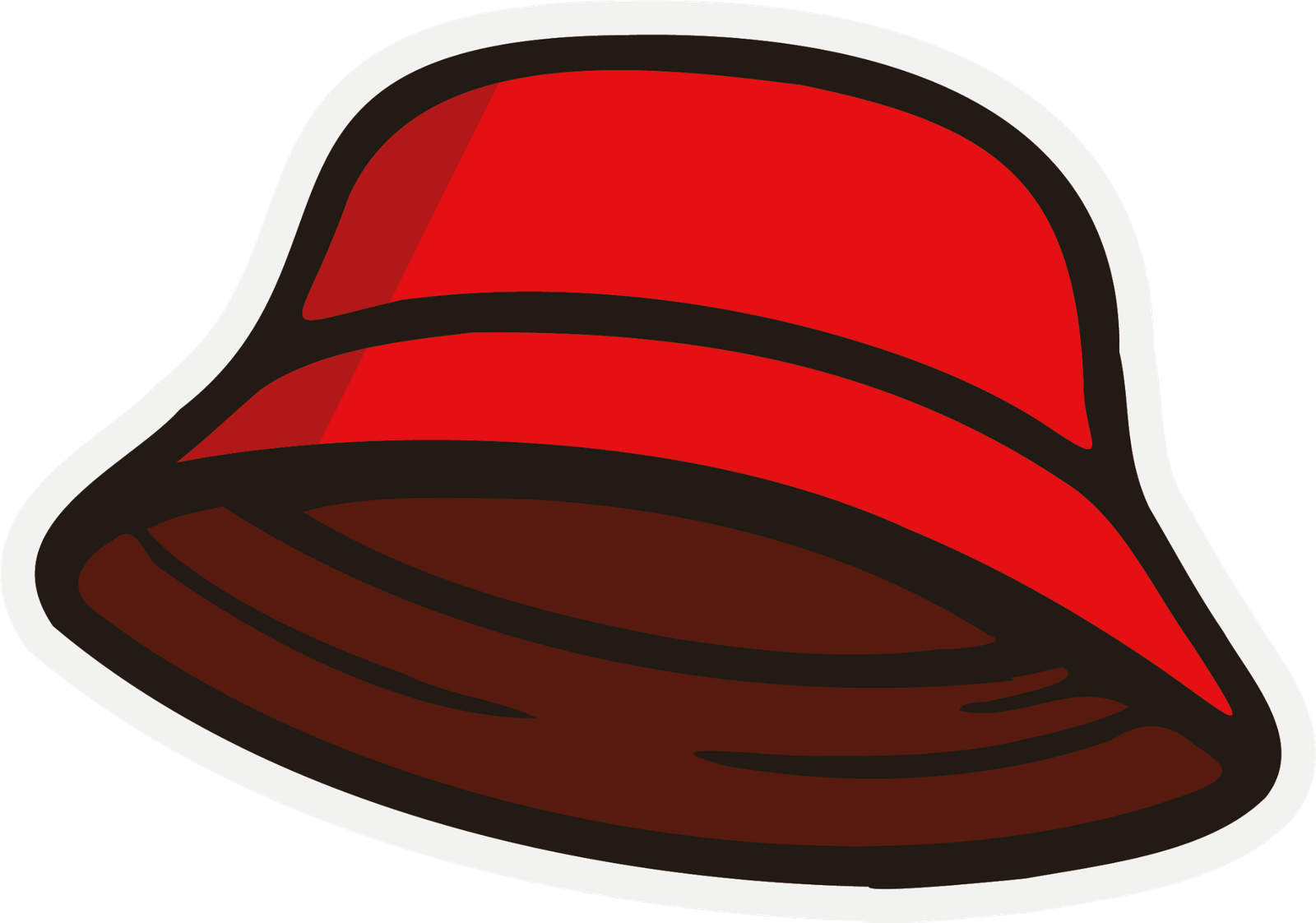 Sticker del piluso rojo de Tony