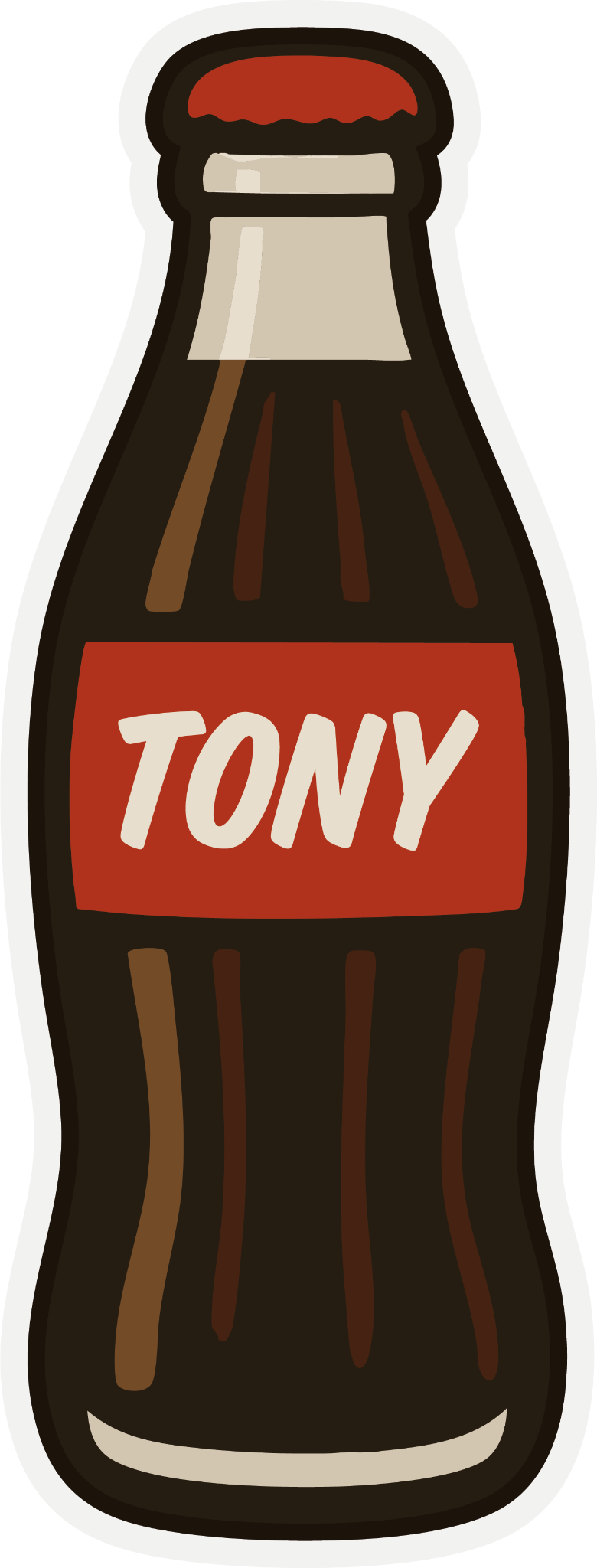 Sticker Tony clásico